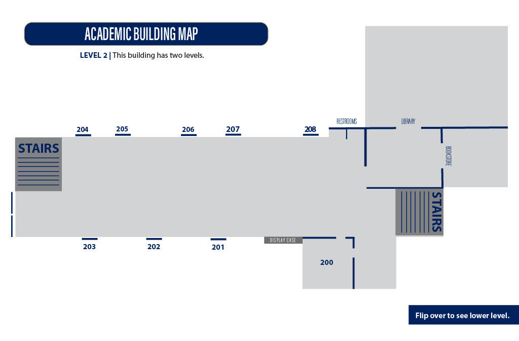 academic building map second floor