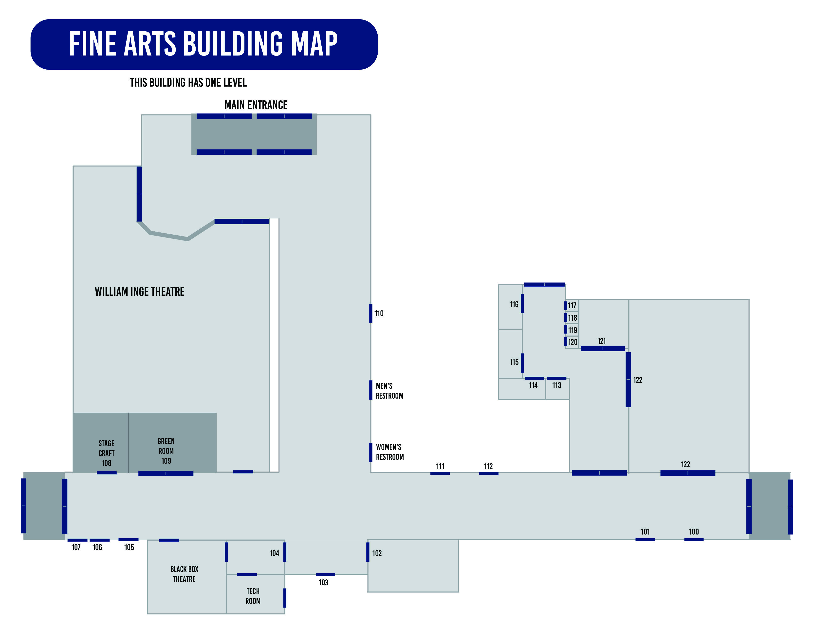 fine arts building map