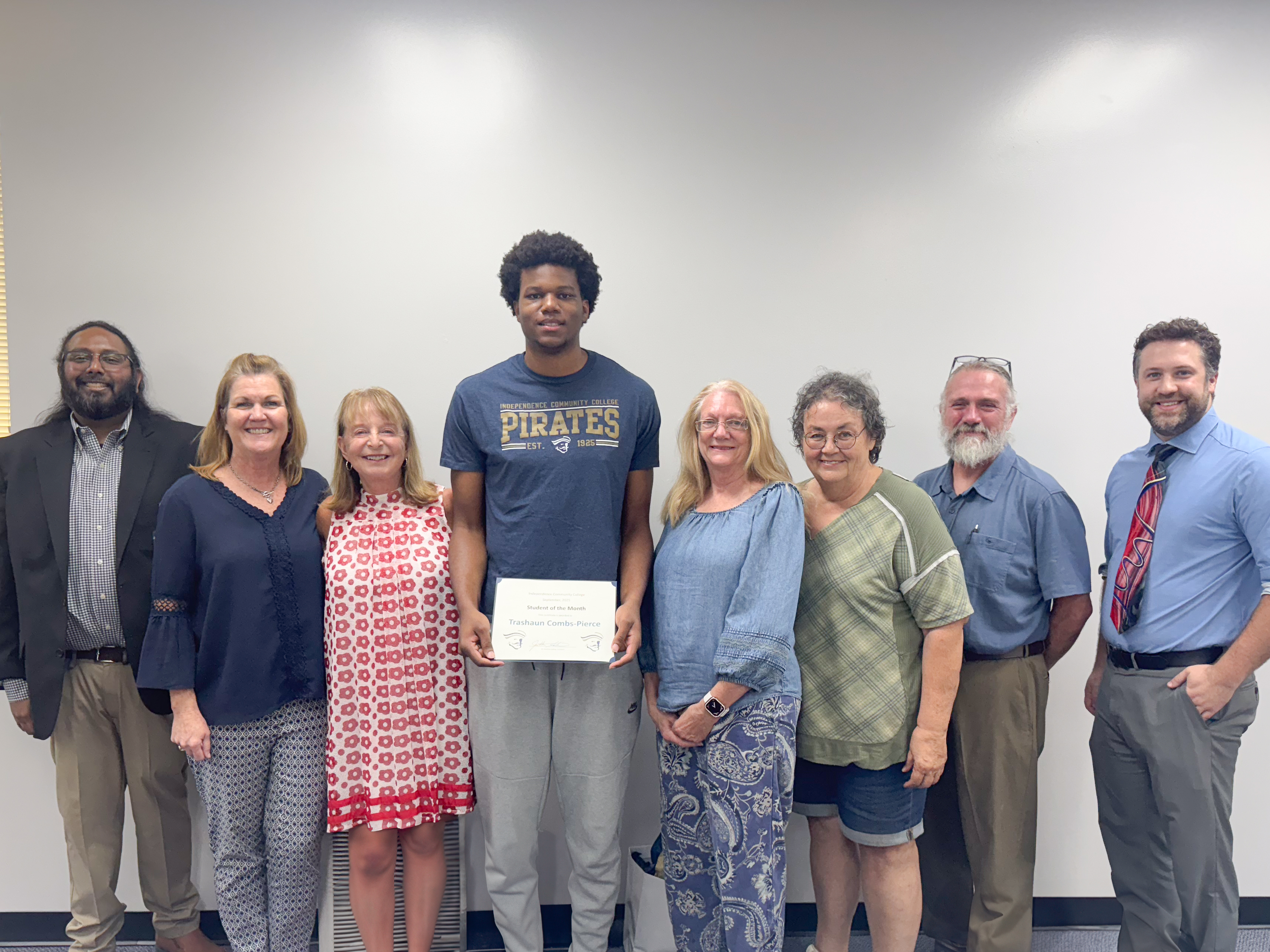 Combs-Pierce with members of the school board